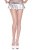 Leg Avenue Spandex Fishnet Pantyhose - Колготки в сеточку с рубчиком, S-L (белый)